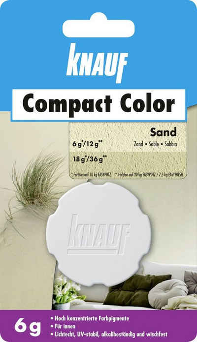 KNAUF Gips-Kalk-Putz Knauf Farbpigment Compact Color 6 g sand
