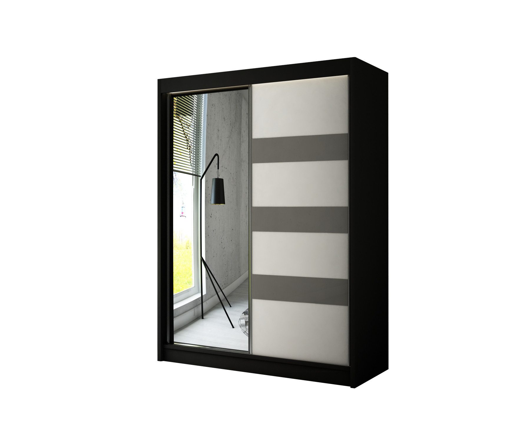 ALTDECOR Schiebetürenschrank LOSTE (Kleiderschrank Garderobenschrank mit günstig online kaufen