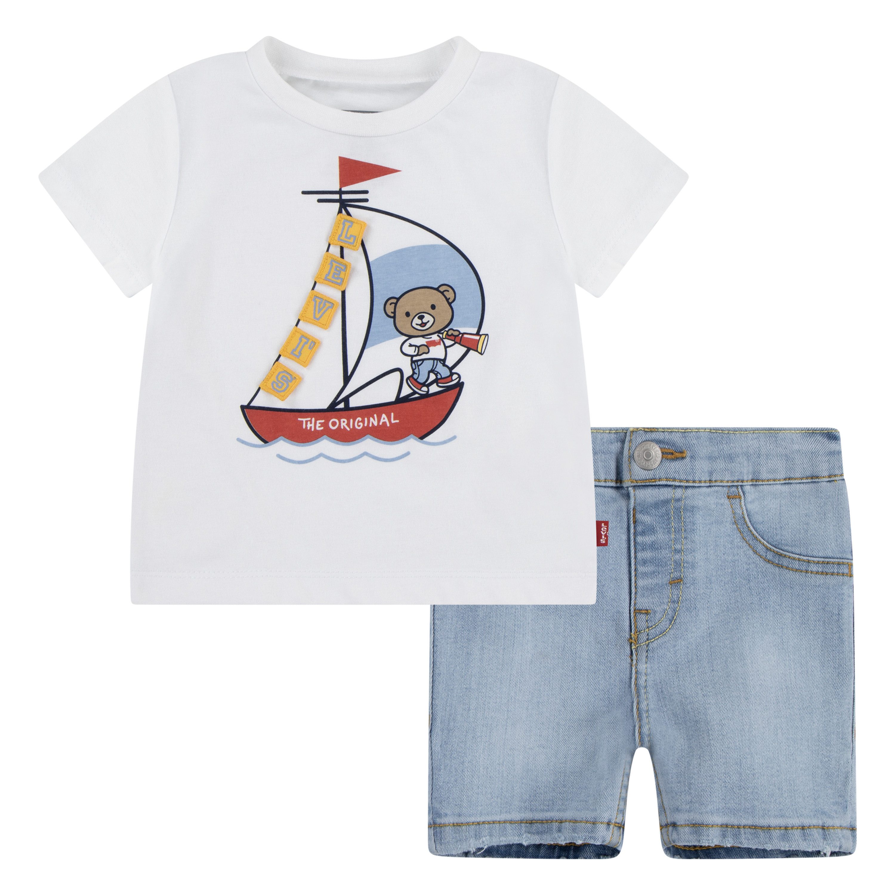 T-Shirt & Shorts LVB LEVI 3D SAILING DENIM SET