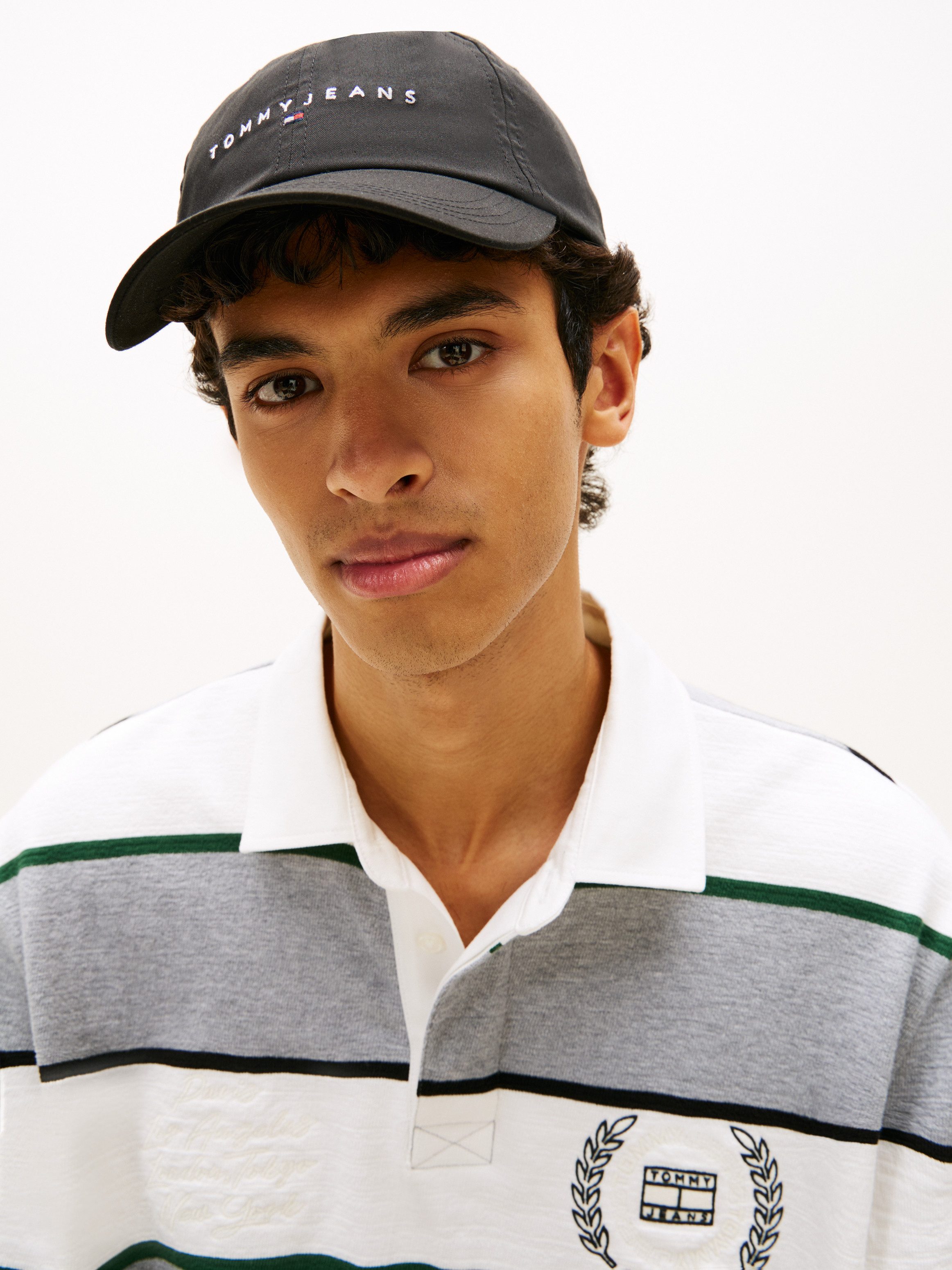 Tommy Jeans Baseball Cap TJM LINEAR LOGO Regular fit mit festem Schirm günstig online kaufen
