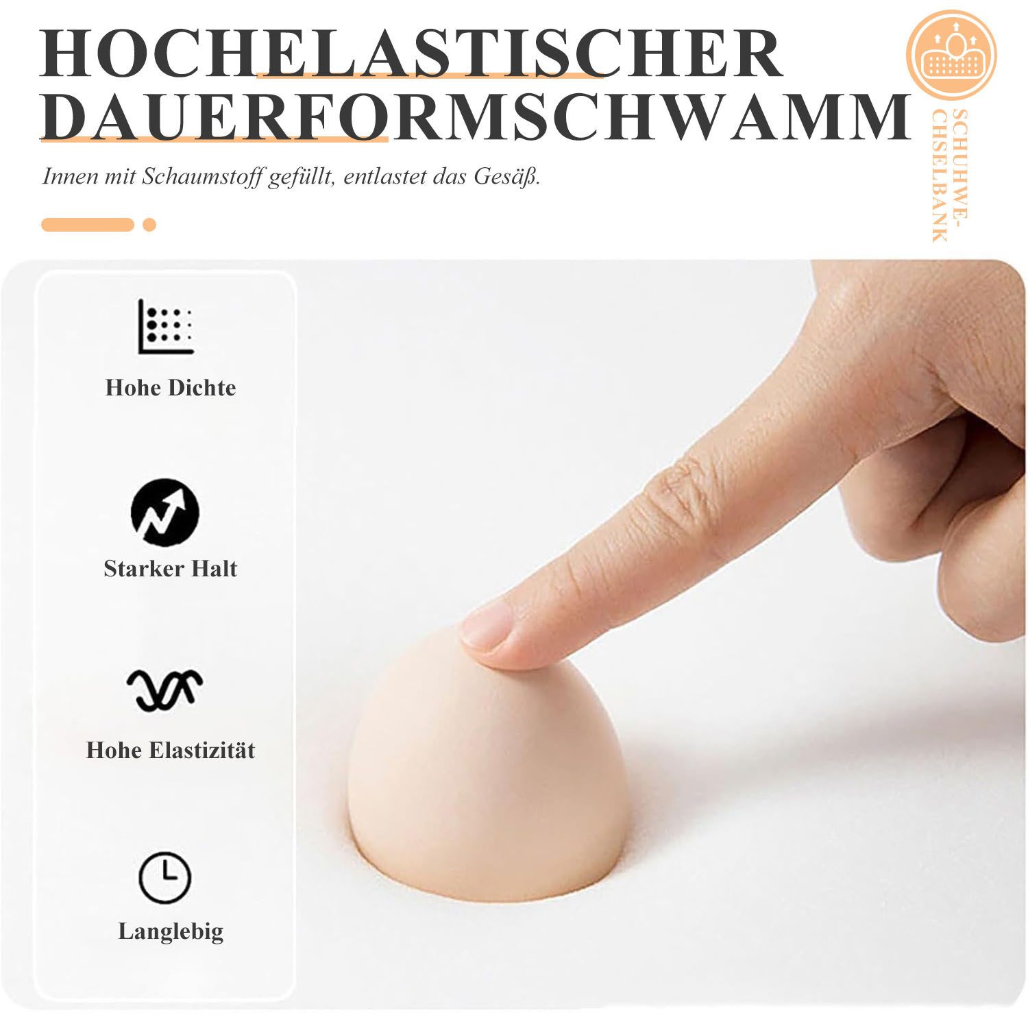 SURFOU Sitzhocker Fußhocker Strickhocker Stoff Hocker Rund Schminktisch Polsterhocker (Gepolsterte Sitzfläche), für Schminktisch Wohnzimmer Möbel als Flur Möbel Wohnen