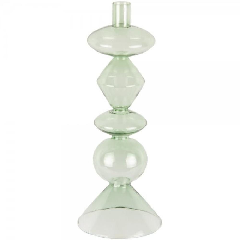 Present Time Kerzenhalter Kerzenhalter Totem Glas Jungle Green (Large)