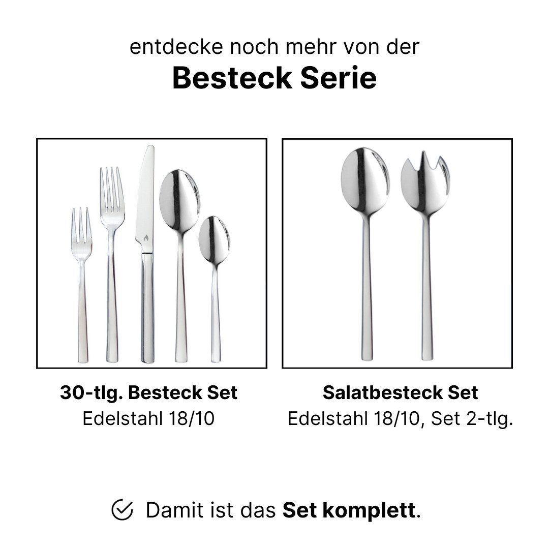 LIVINA HOME Latte-Macchiato-Löffel Premium Latte-Macchiato Löffel, extra lange Löffel, Edelstahl 18/10 (6 Stück), Spülmaschinenfest, Living Deal Sale! – Bild 4 von 5