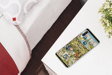 MuchoWow Handyhülle Garten der Lüste - Gemälde von Hieronymus Bosch, Phone Case, Handyhülle Samsung Galaxy A70, Silikon, Schutzhülle