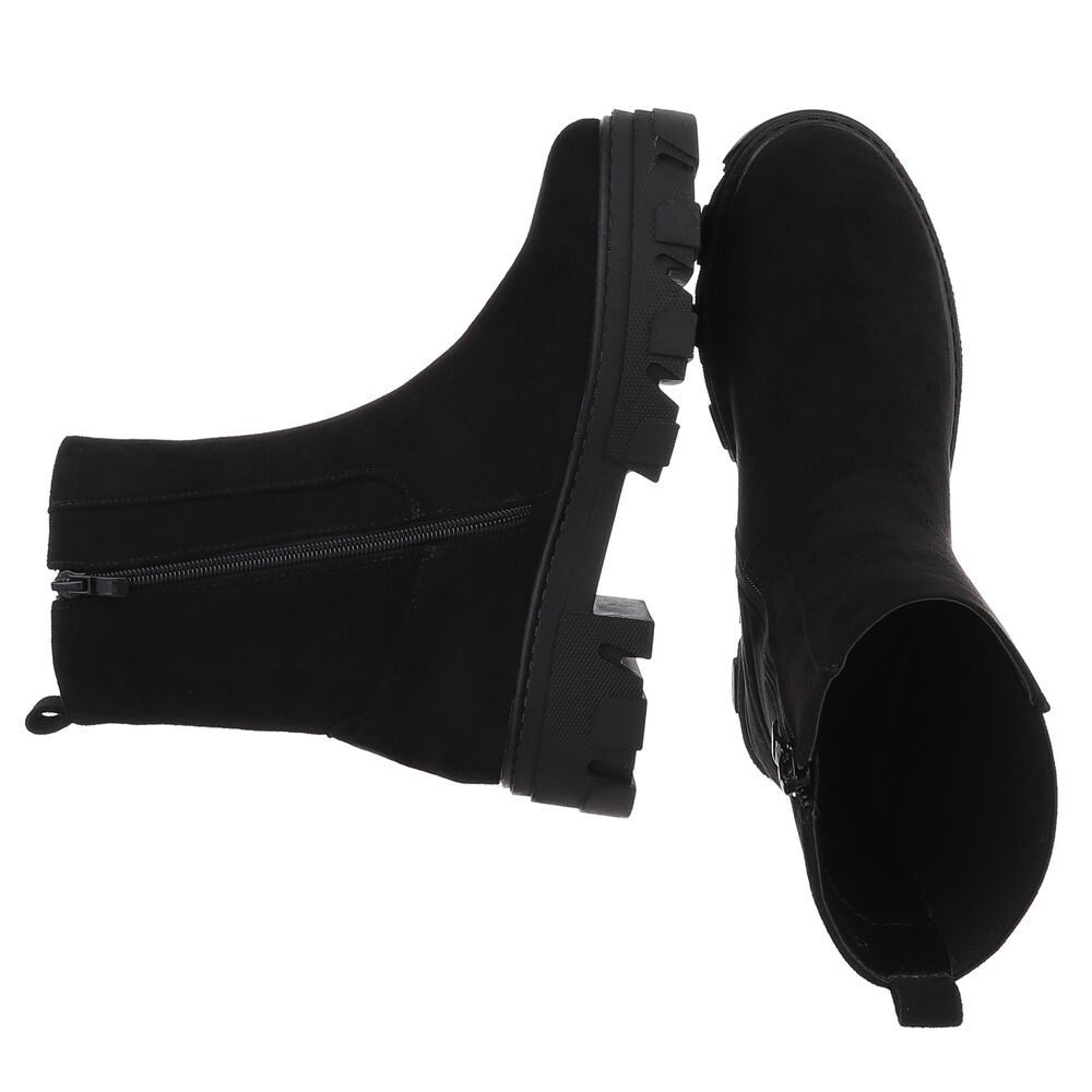 Ital-Design Stylische Stiefelette mit robuster Sohle günstig online kaufen