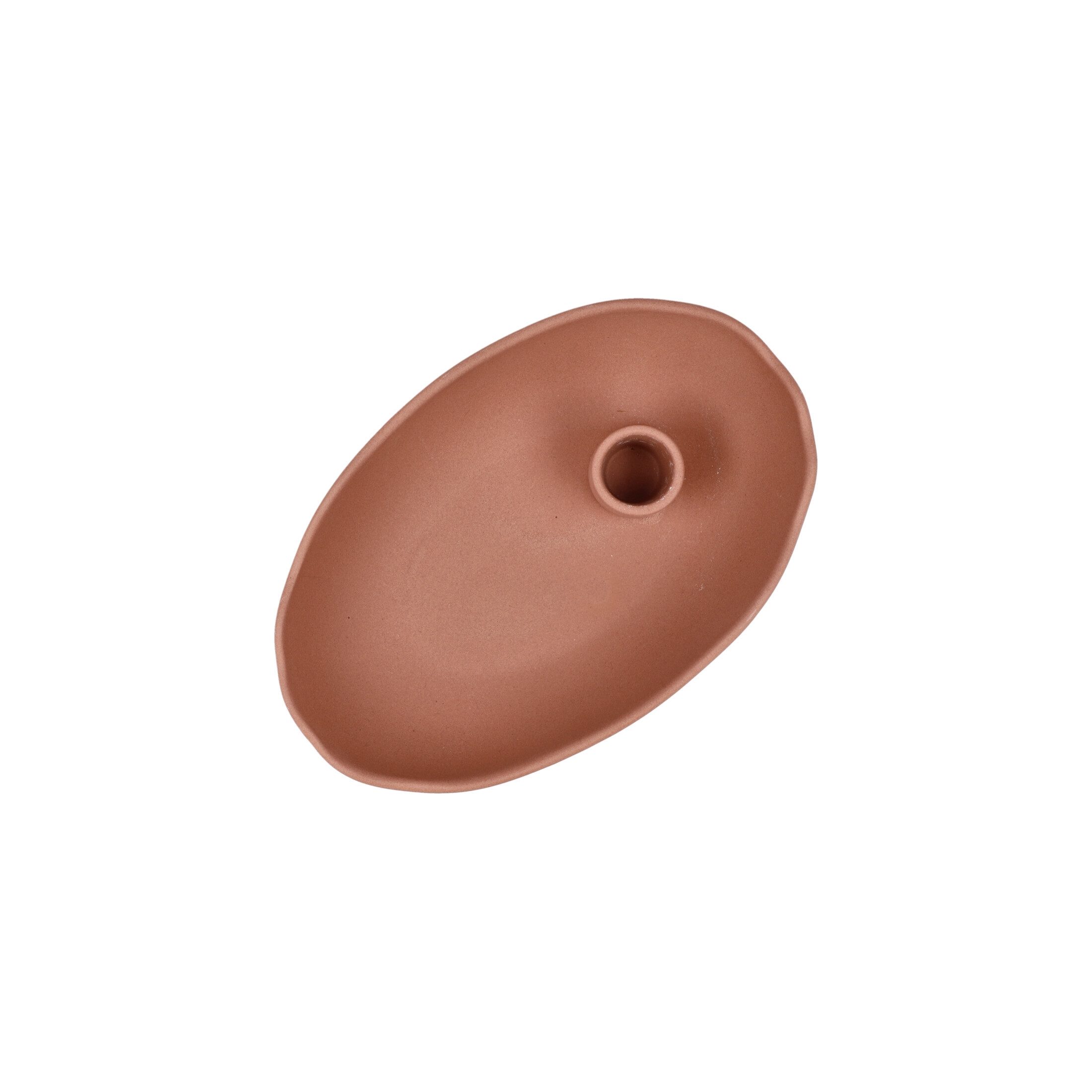 Goebel Standkerzenhalter Wohnaccessoires, Farbe: Terracotta, Höhe: 4.5cm