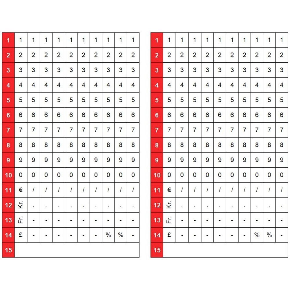 METO Etikett METO Preisauszeichnungsgerät Classic M Anzahl Druckzeilen: 2 Grau