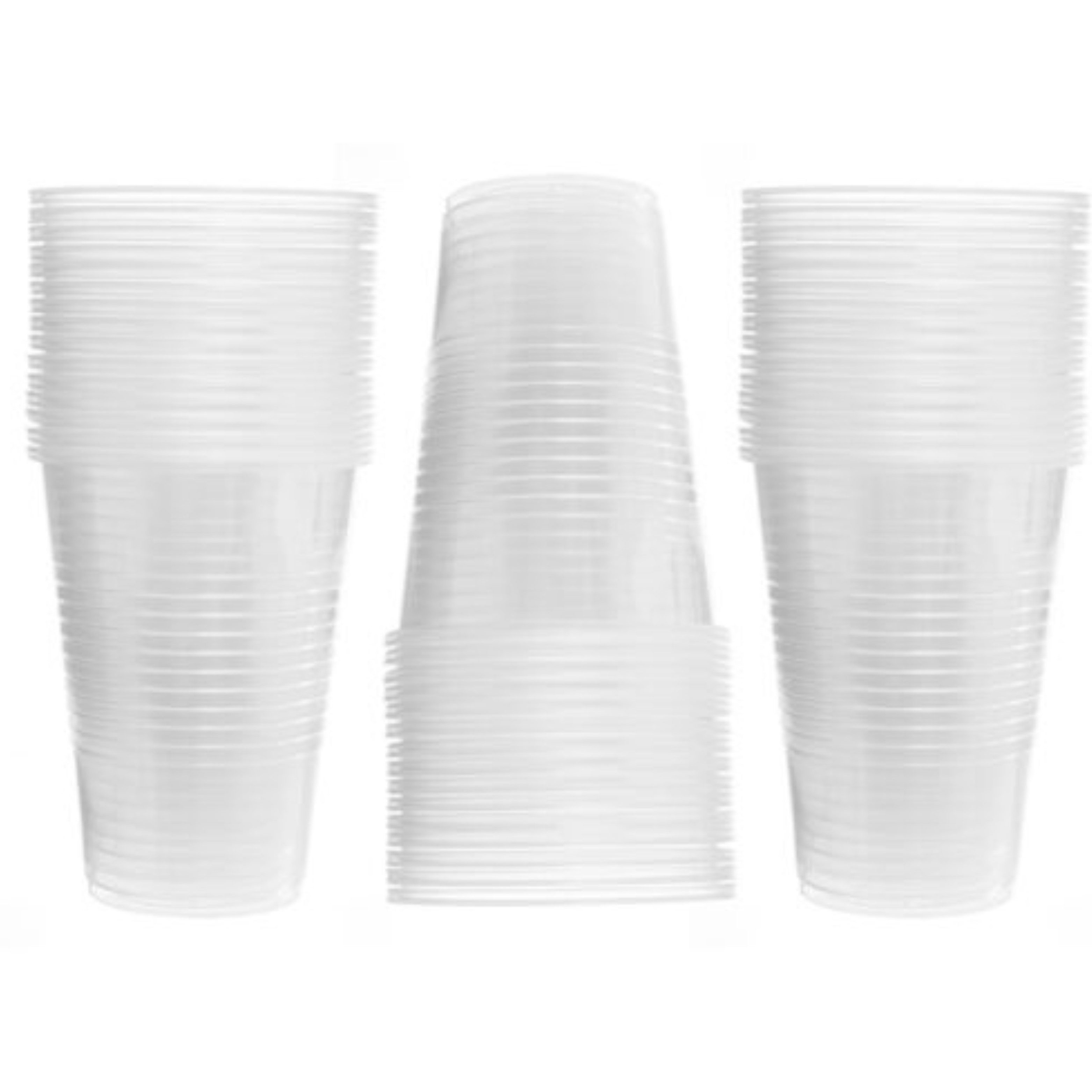 Lauroo Einwegbecher Trinkbecher transparent klar 0,2 l, 200 ml, 0,2l, PP, Ø 70 mm