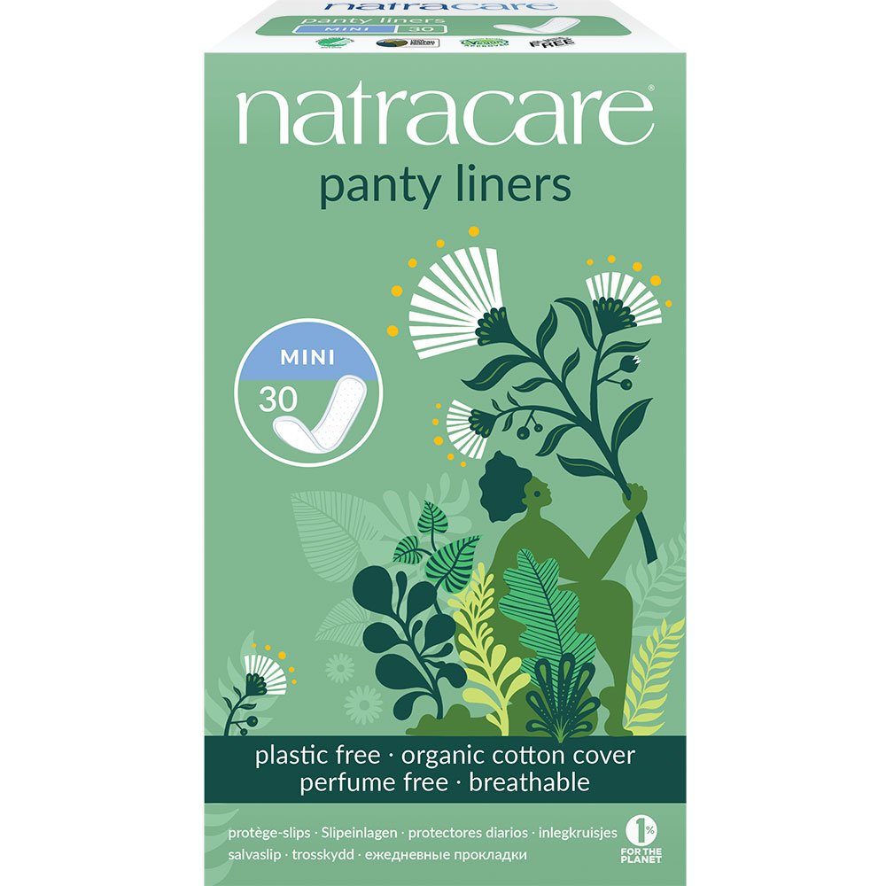 Natracare Slip-Einlage Panty liners Mini, 30 Stk.