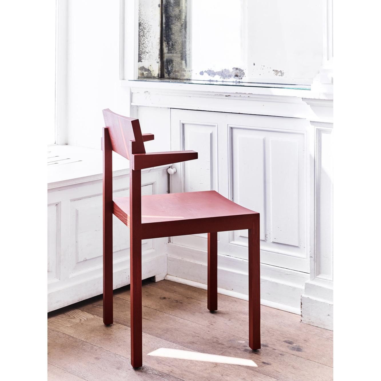 valerie_objects Stuhl Stuhl Silent Chair Clay With Armrests