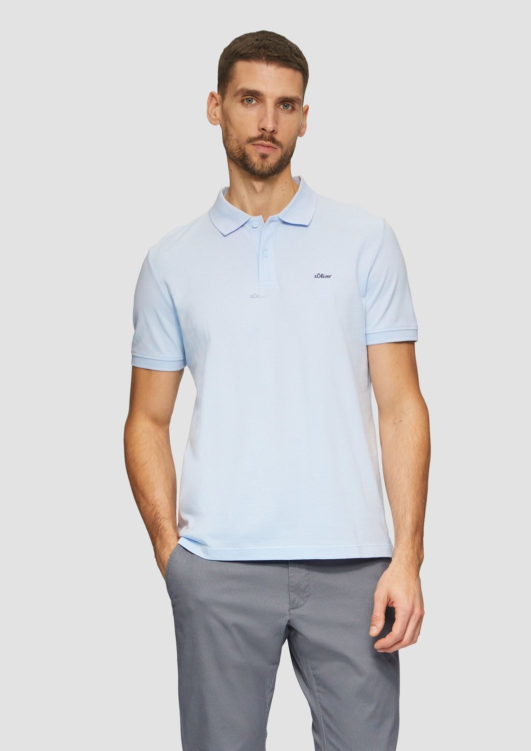 s.Oliver Poloshirt Poloshirt Kragen, Knopfleiste, kurzarm günstig online kaufen
