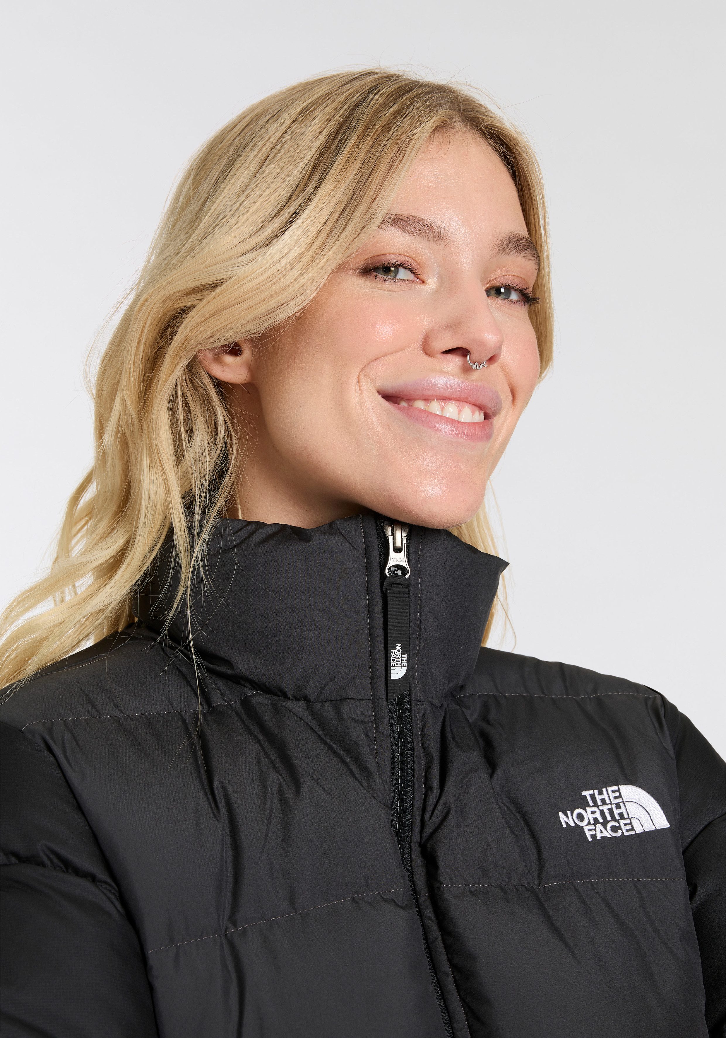The North Face Steppjacke Saikuru sportlicher Stil, Retro-Look, isolierend, winddicht