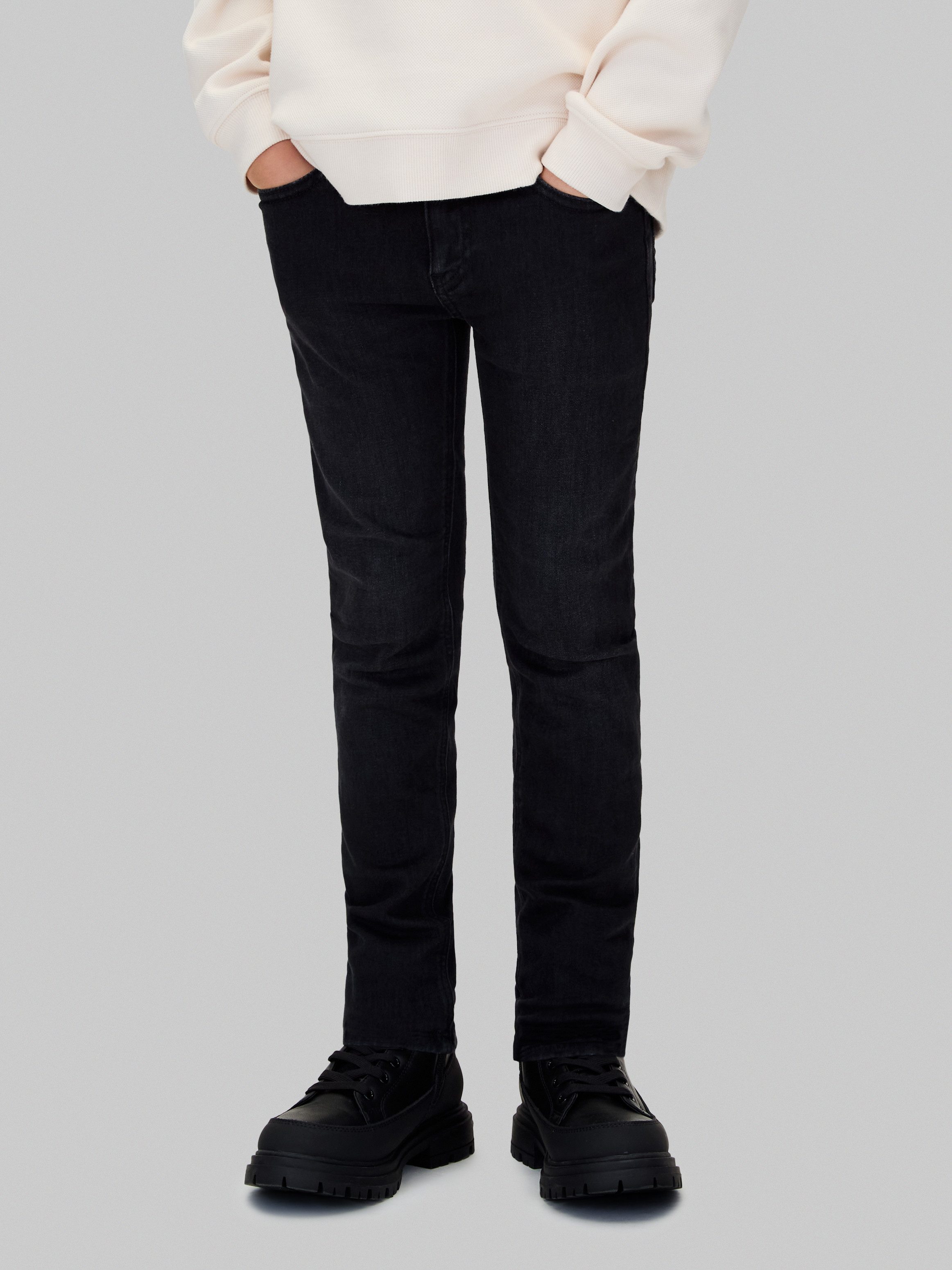 Calvin Klein Jeans Slim-fit-Jeans SLIM ESS für Kinder bis 16 Jahre, stone washed