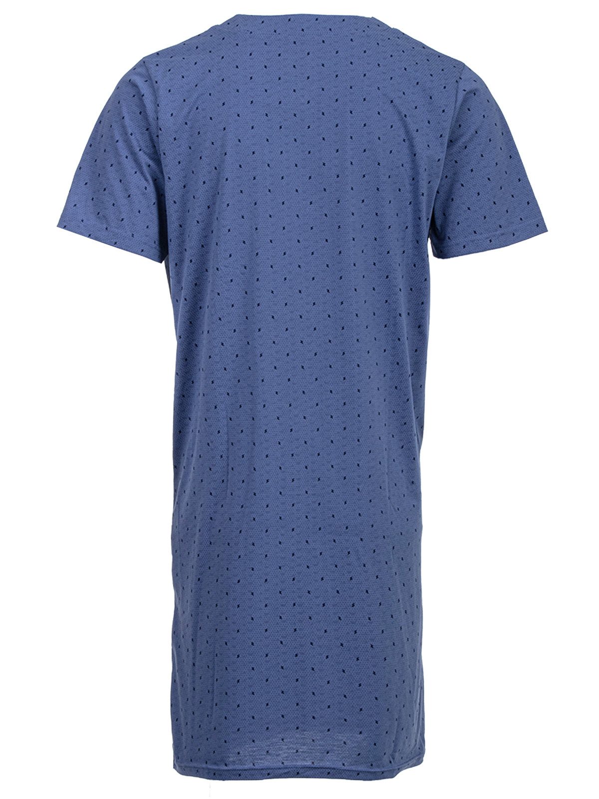 Henry Terre Nachthemd Nachthemd Kurzarm - Zacken