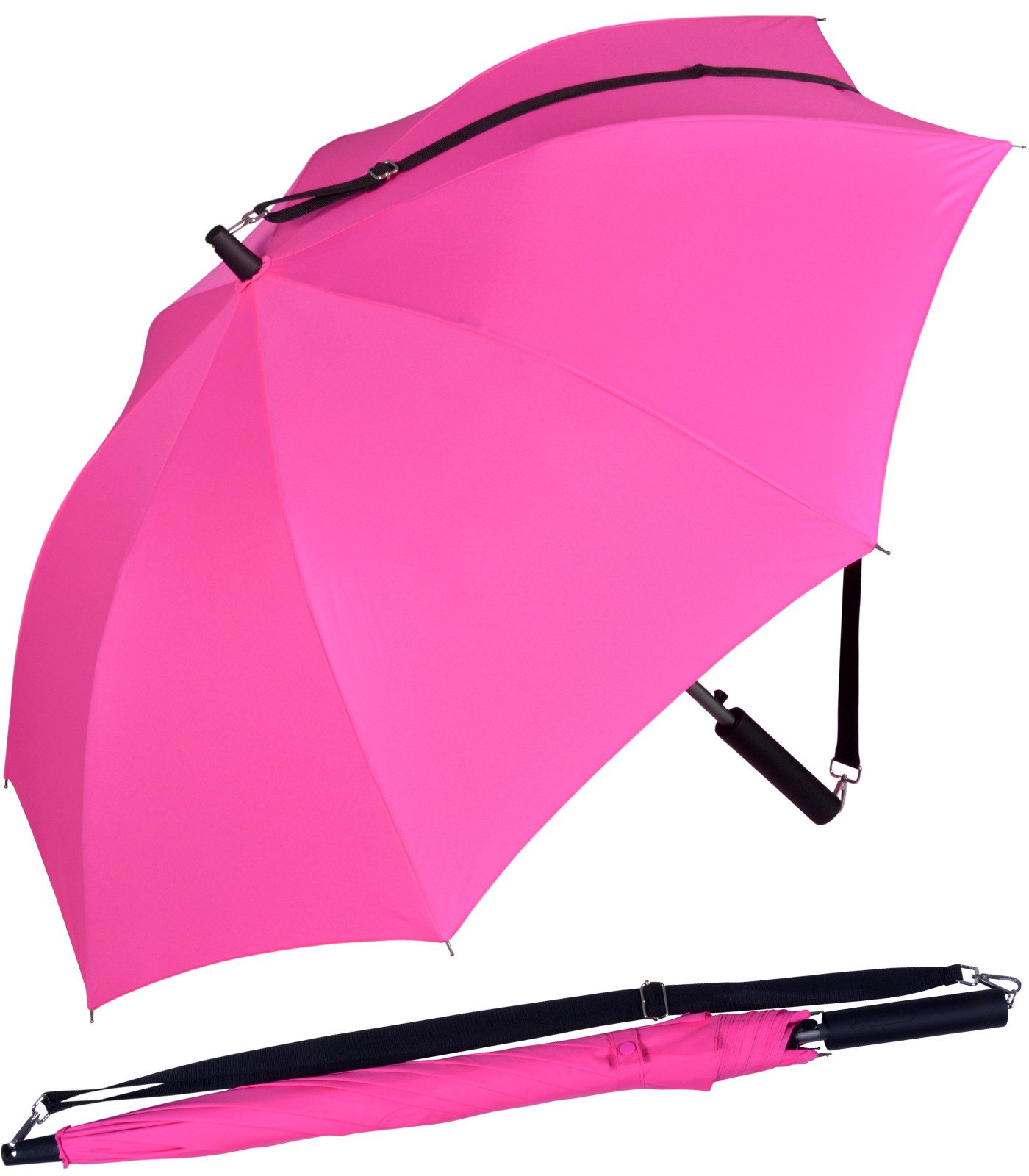 iX-brella Trekkingschirm Umhängeschirm Hands-Free Automatik mit günstig online kaufen