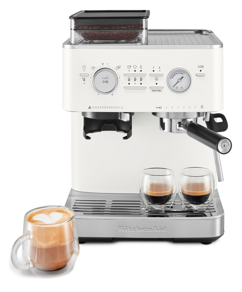 KitchenAid Espressomaschine 5KES6551EPL, Siebträger mit Mühle