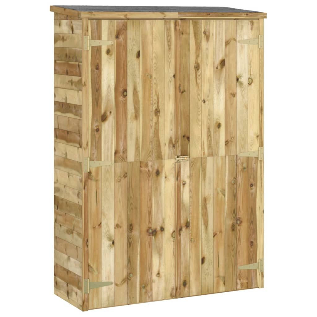 vidaXL Garten-Geräteschrank 123 x 50 x 171 cm Gartenschrank Geräteschrank Holzschrank 123x50x171 c