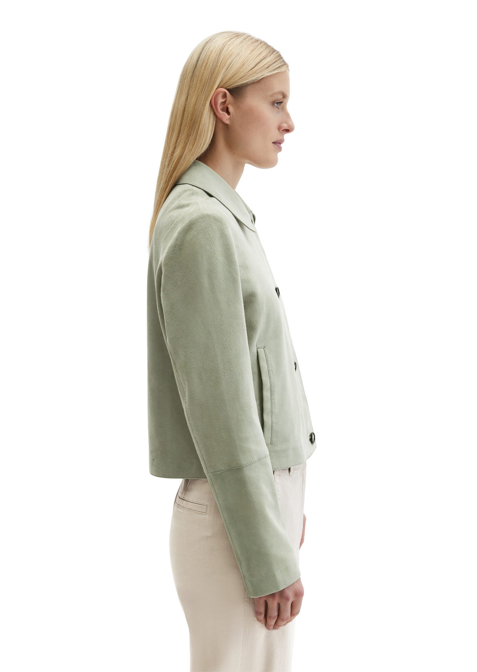 Marc O'Polo Lederjacke aus softem Ziegenleder