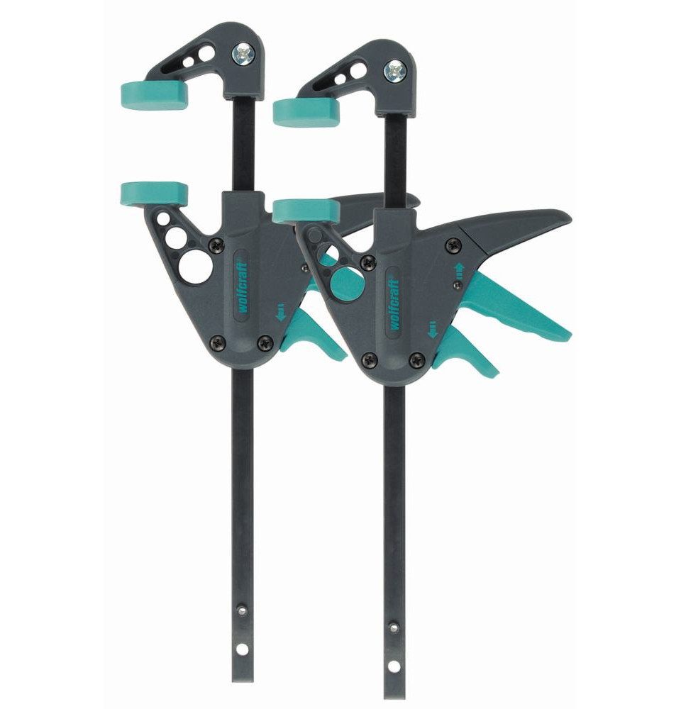 Klemmzwinge Wolfcraft Einhandzwinge EHZ 40-110 2 Stück