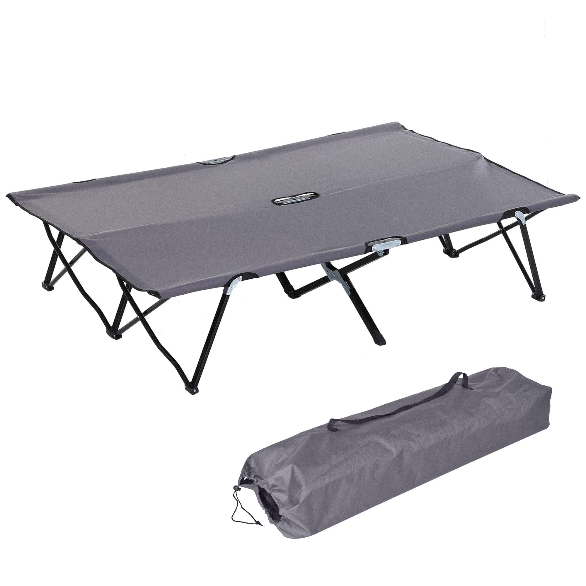 Outsunny Feldbett Campingbett Klappbar für 2 günstig online kaufen