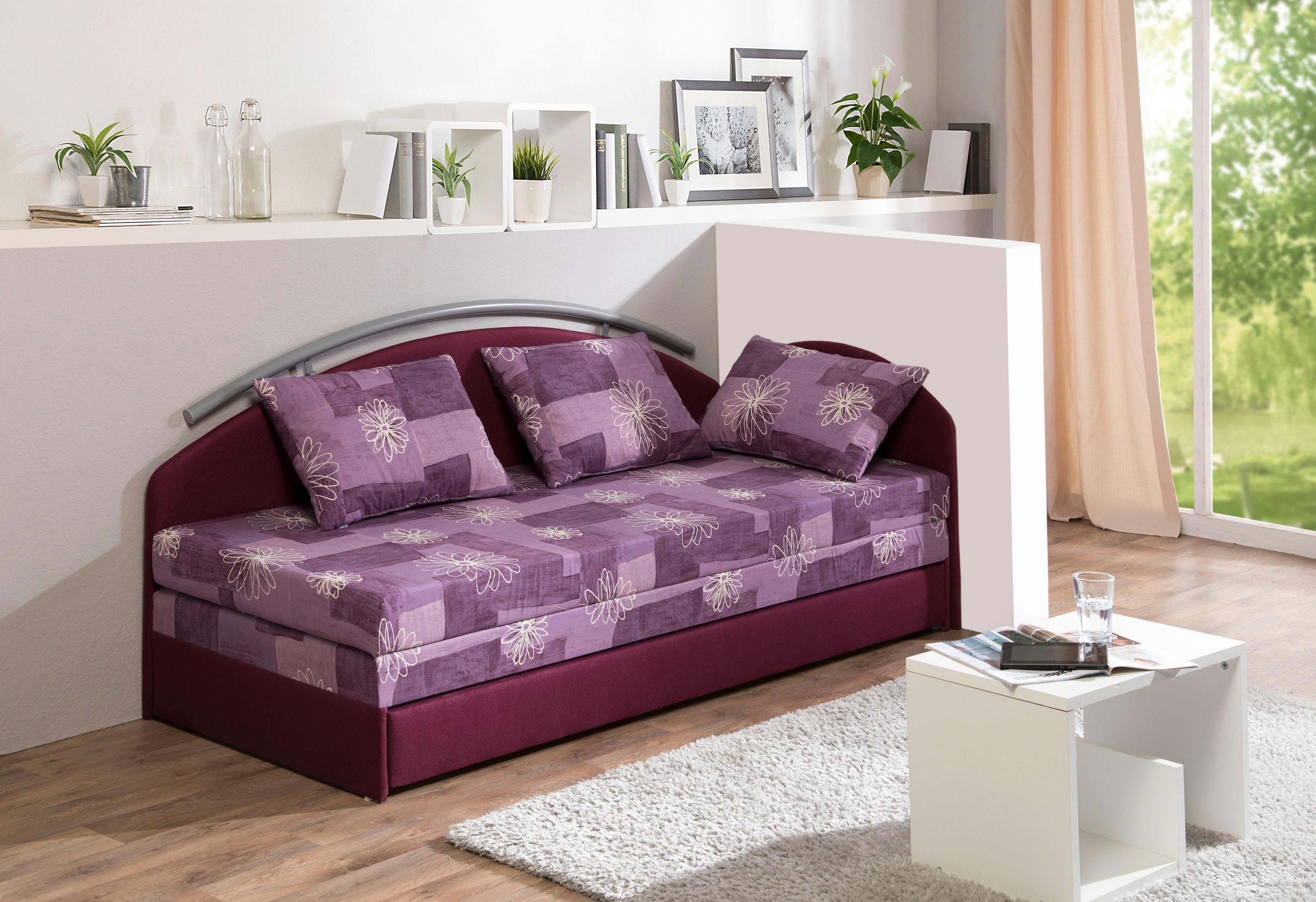 Maintal Schlafsofa brombeer