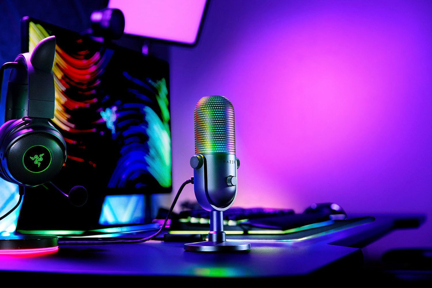 RAZER Streaming-Mikrofon Seiren V3 Chroma – Bild 3 von 5