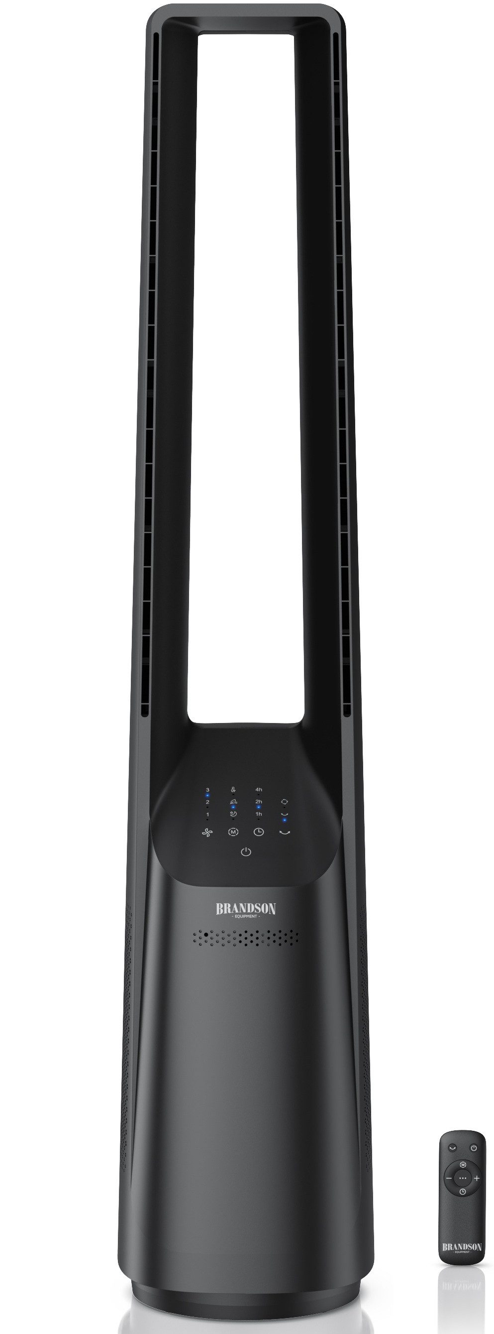 Brandson Turmventilator DC-Motor, Säulenventilator blattlos, Timer, Fernbedienung, Oszillation, Sieger Ventilatoren & Luftkühler 2026, 3 Modi, Touch, leise, rotorlos
