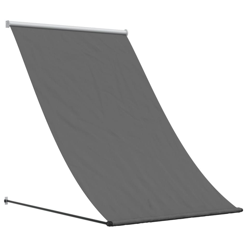 vidaXL Markise 150 x 150 cm Markise Einziehbar Anthrazit 150x150 cm Stoff und Stahl M