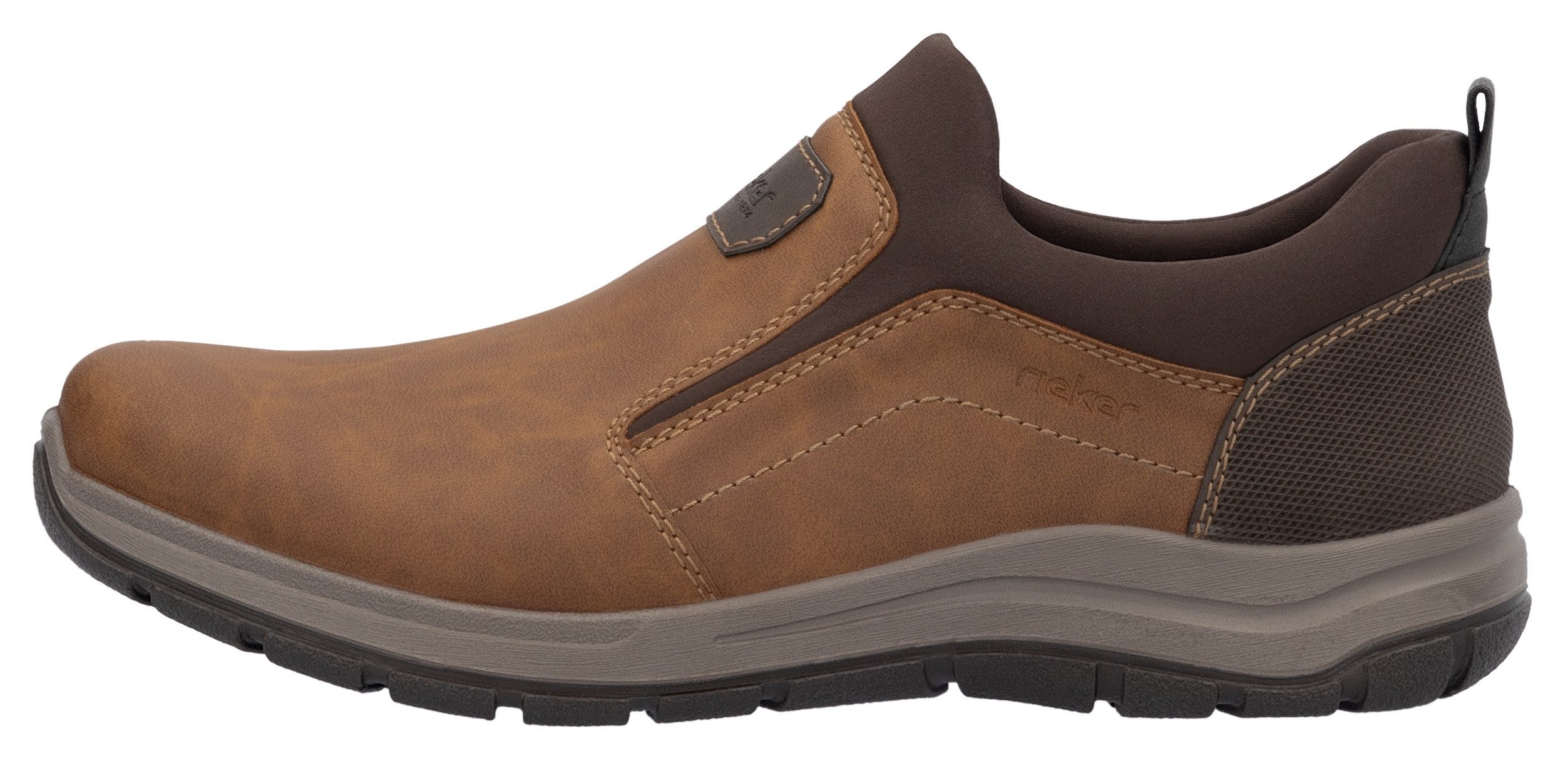 Rieker Slipper, Schlupfschuh, Halbschuh, Freizeitschuh mit gepolstertem Schaftrand