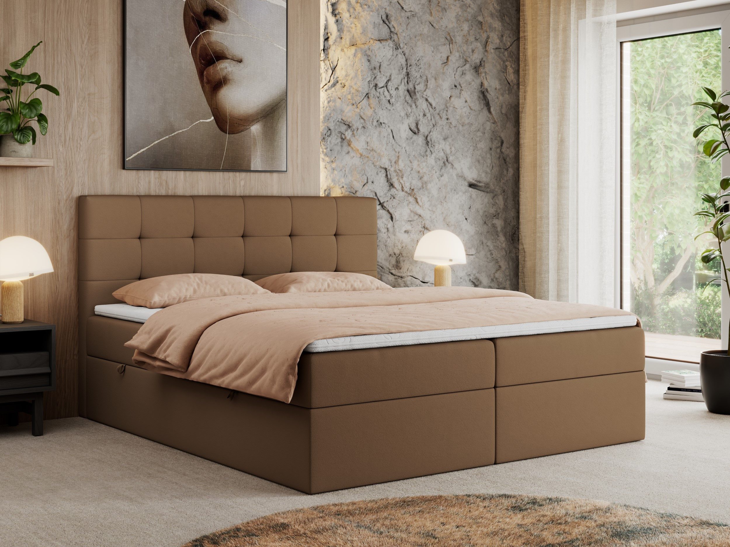 MKS MÖBEL Boxspringbett CENTOS (Set, Packung, günstig online kaufen