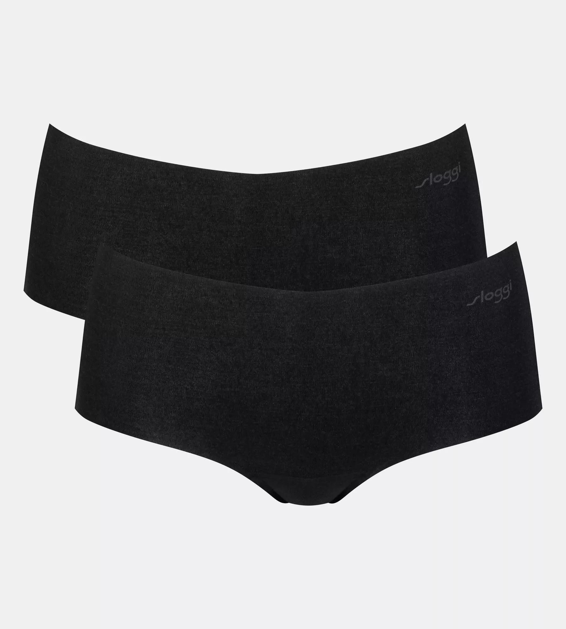 sloggi Panty ZERO Modal 2.0 Short 2P (2er Pack) nahtlos und weich