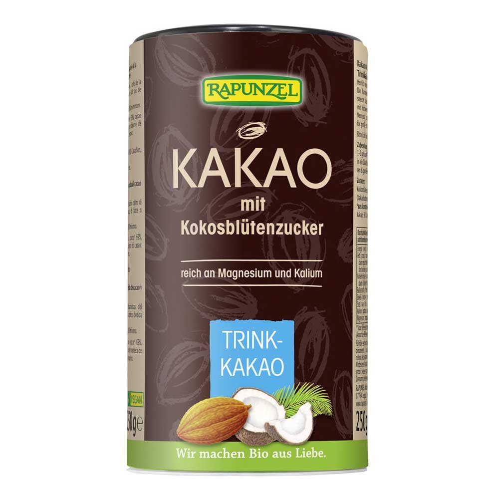 Rapunzel Kakao Kakao mit Kokosblütenzucker 250g