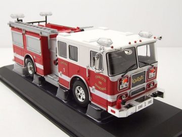 ixo Models Modellauto Seagrave Marauder II Feuerwehr Charlotte Fire Department rot weiß, Maßstab 1:43