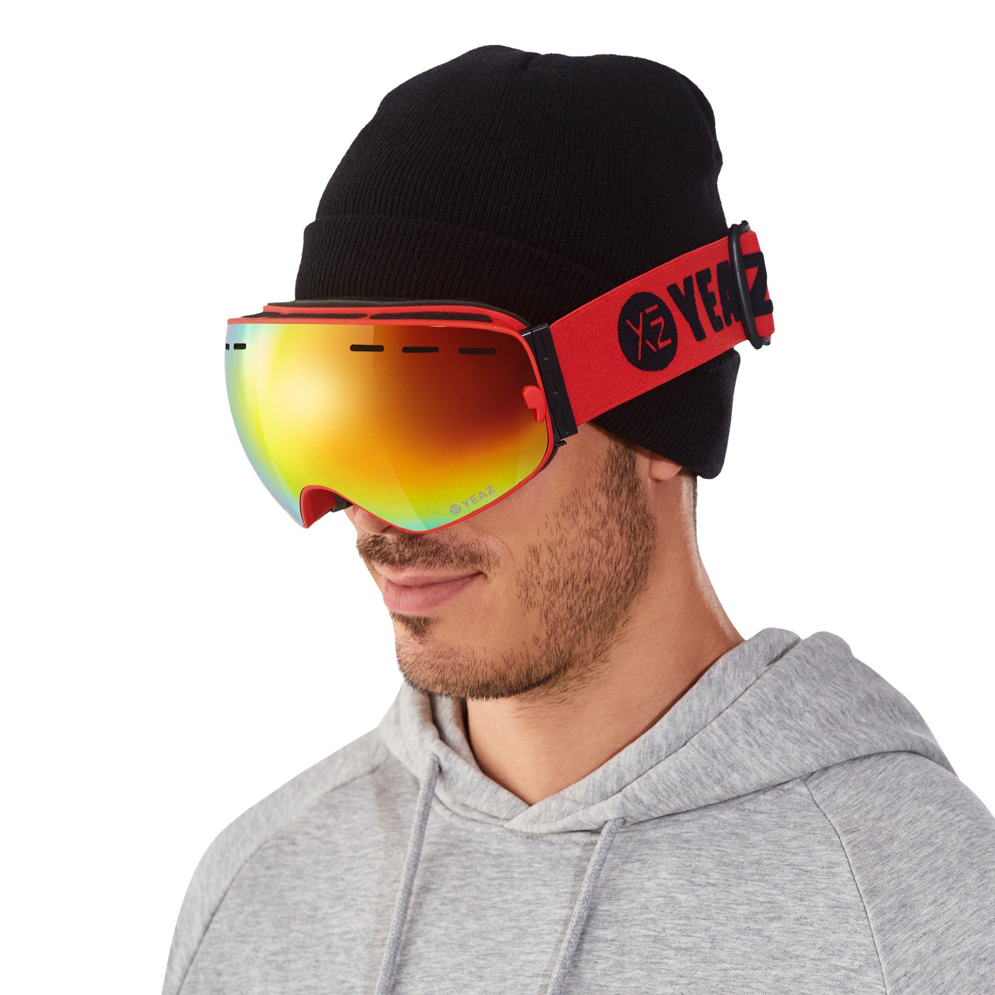 YEAZ Skibrille XTRM-SUMMIT, Premium-Ski- und Snowboardbrille für Erwachsene und Jugendliche