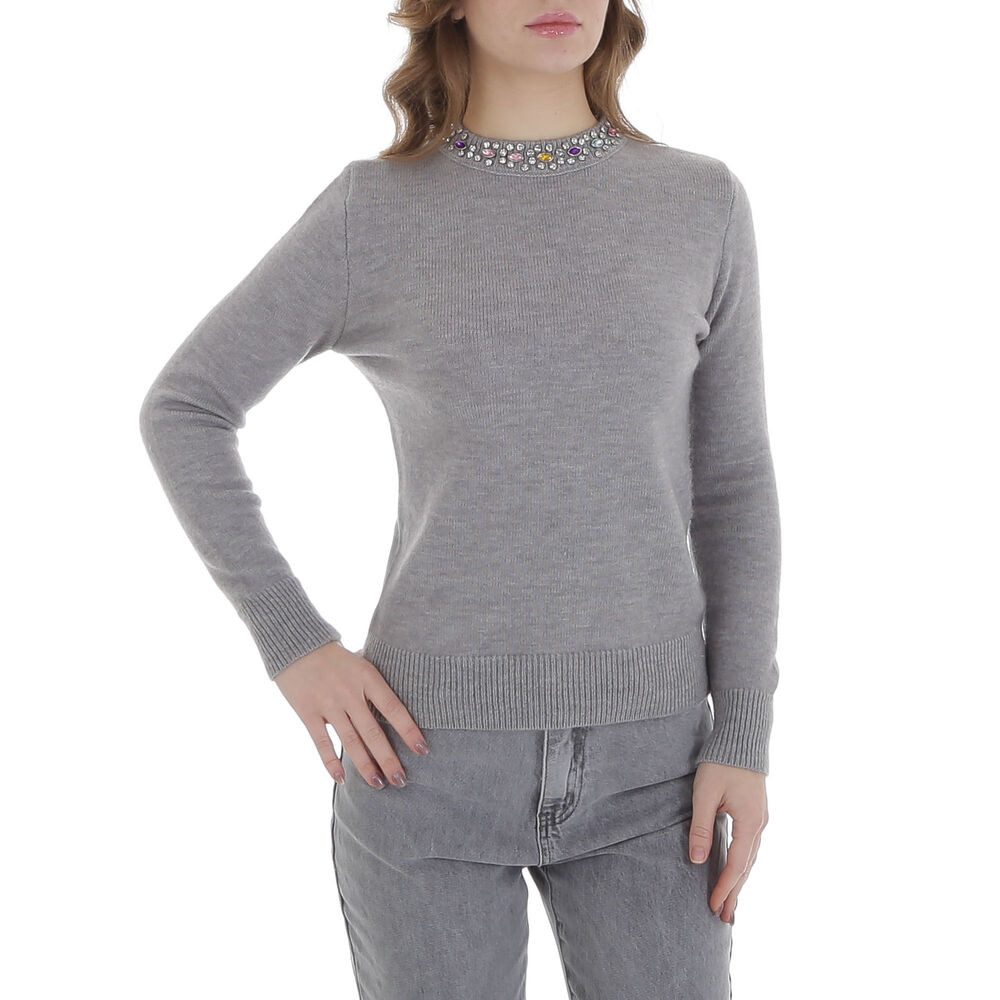 Ital-Design Strickpullover Damen Freizeit (88578848) Strass günstig online kaufen