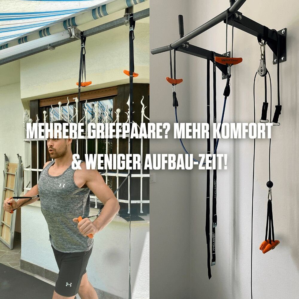 Zugkraft Ergonomischer Griff Grips, Ganzkörpertrainer für größere Handgriffe