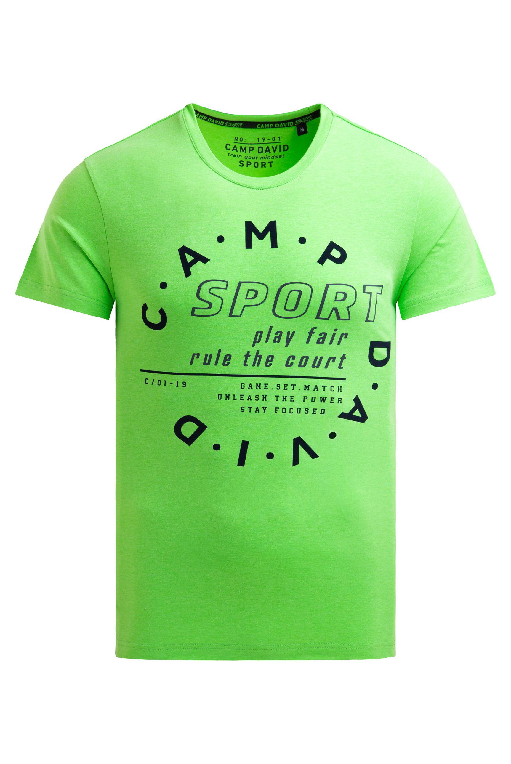 CAMP DAVID Rundhalsshirt mit Necktape günstig online kaufen