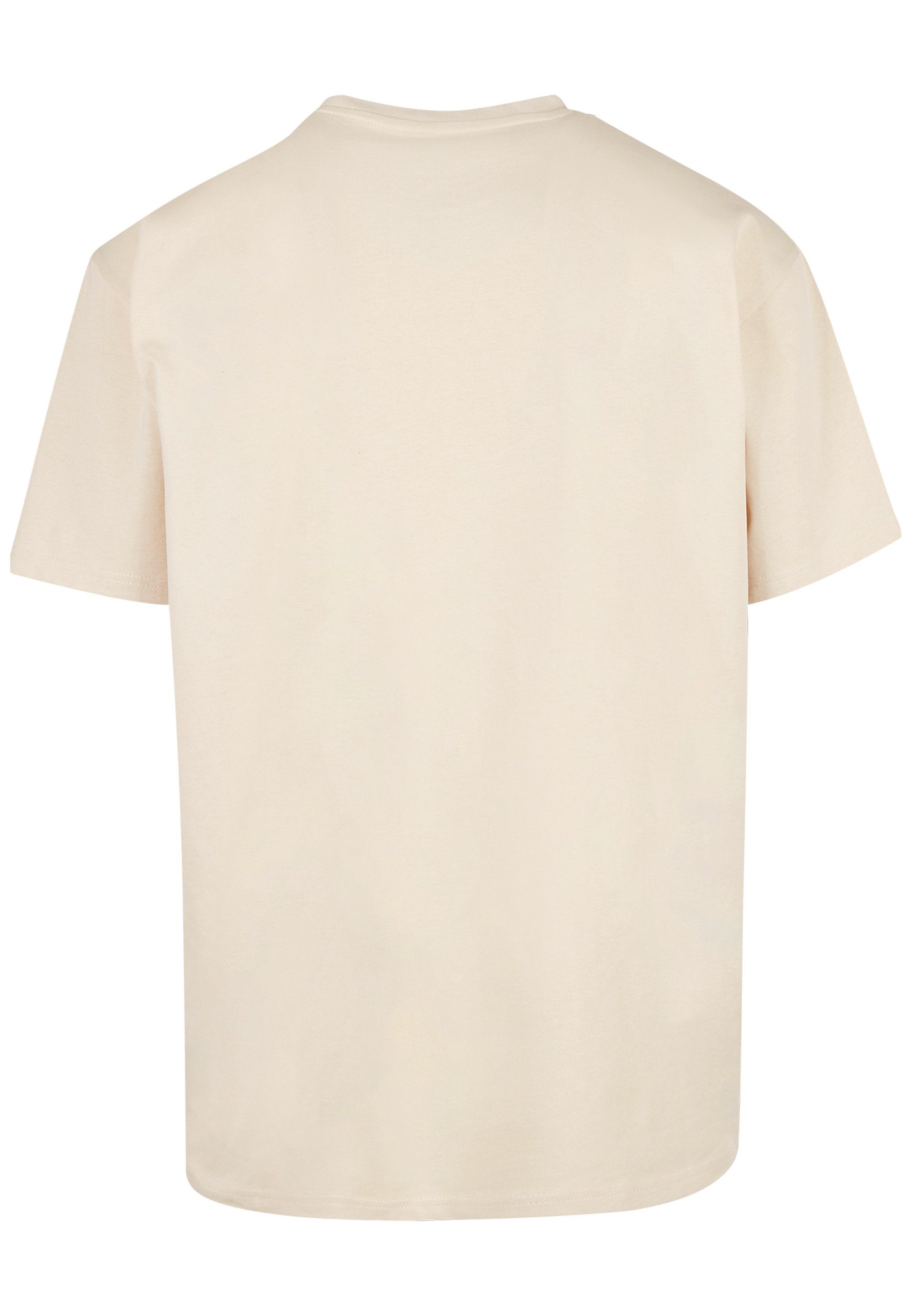 Cat sand T-Shirt F4NT4STIC Wizard OVERSIZE TEE Print