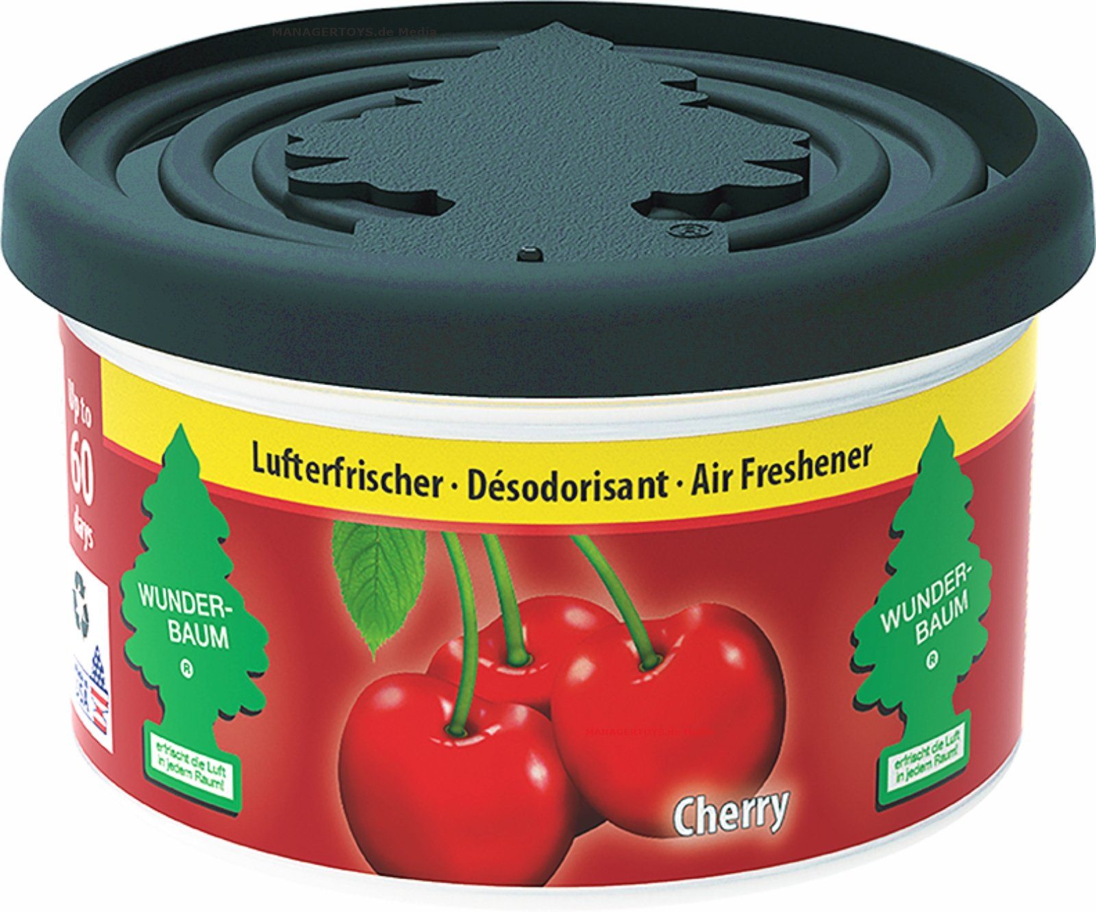 Wunder-Baum Geruchsfilter Wunderbaum Duft Dose Kirsch Cherry Luft Erfrischer 48 g bis 60 Tage