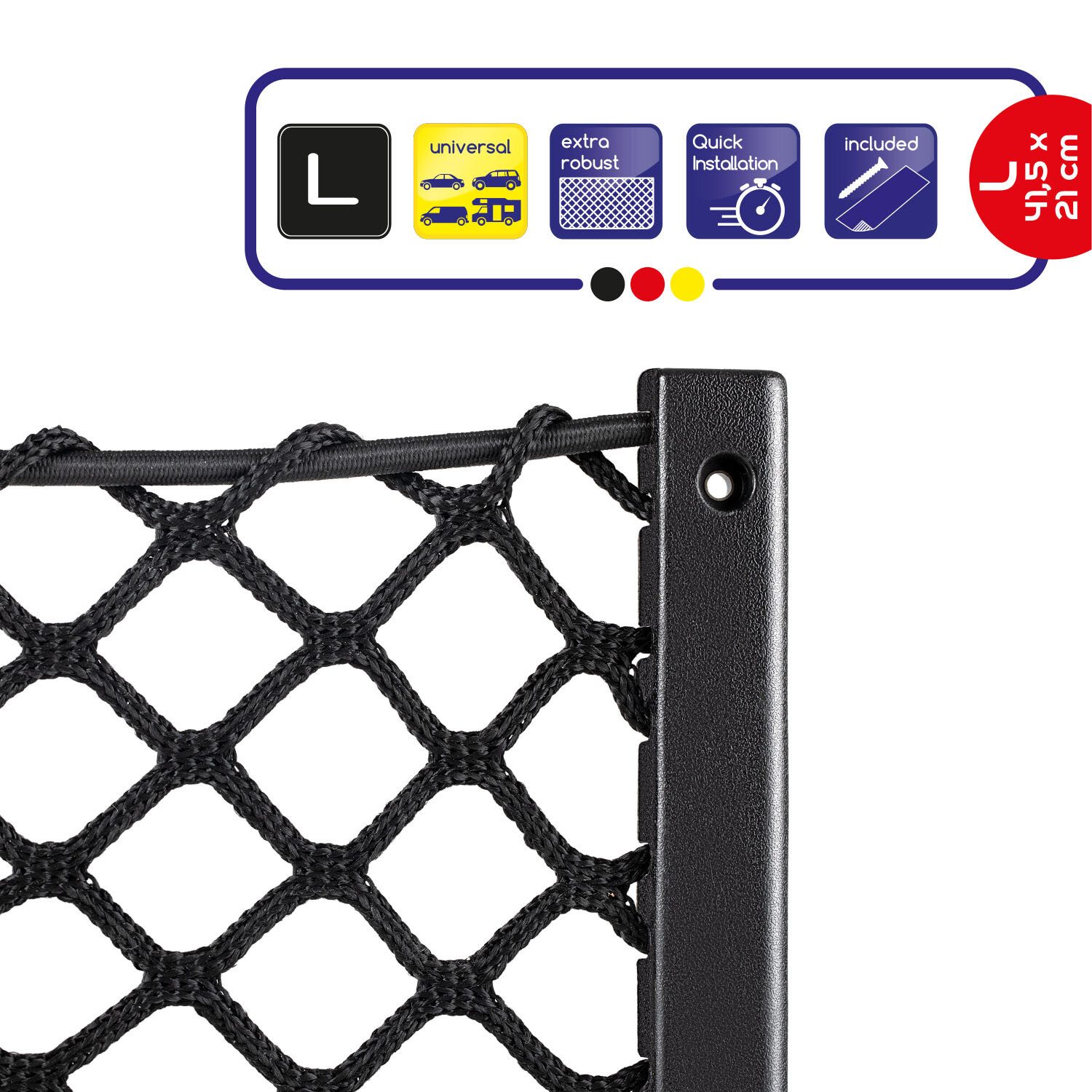 alca Rücksitzorganizer 41,5 x 21 cm Universal schraubbar & klebbar (1-tlg)