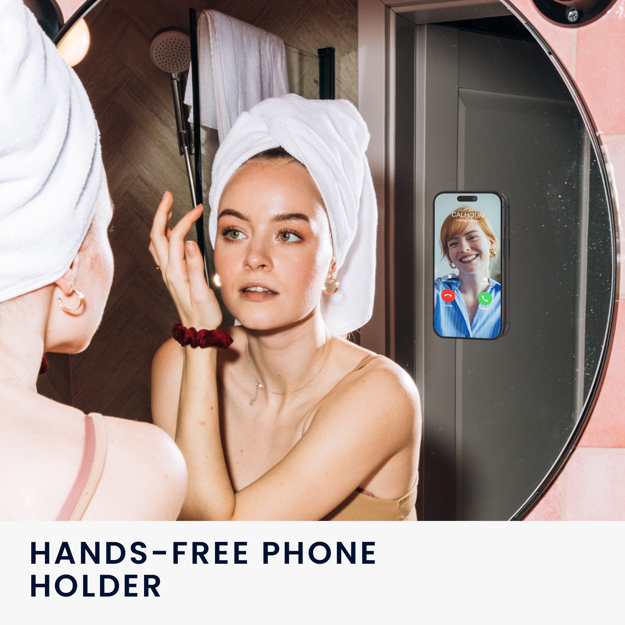 kwmobile Popsockets 2x Silikon Saugnapf Handyhalterung - Handy Halter selbstklebend, (2-tlg., 5,5 x 8cm Universal Halterung für Handyhüllen) – Bild 5 von 5