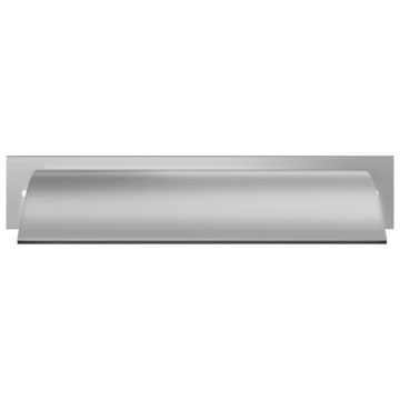 vidaXL Wasserfall Pool-Wasserfall Silber 45x9x26 cm Edelstahl