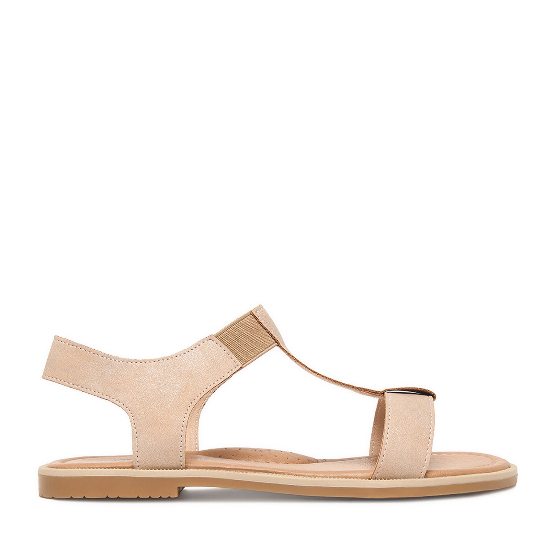 DeeZee Deezee Damen-Sandalen Beige Sandale