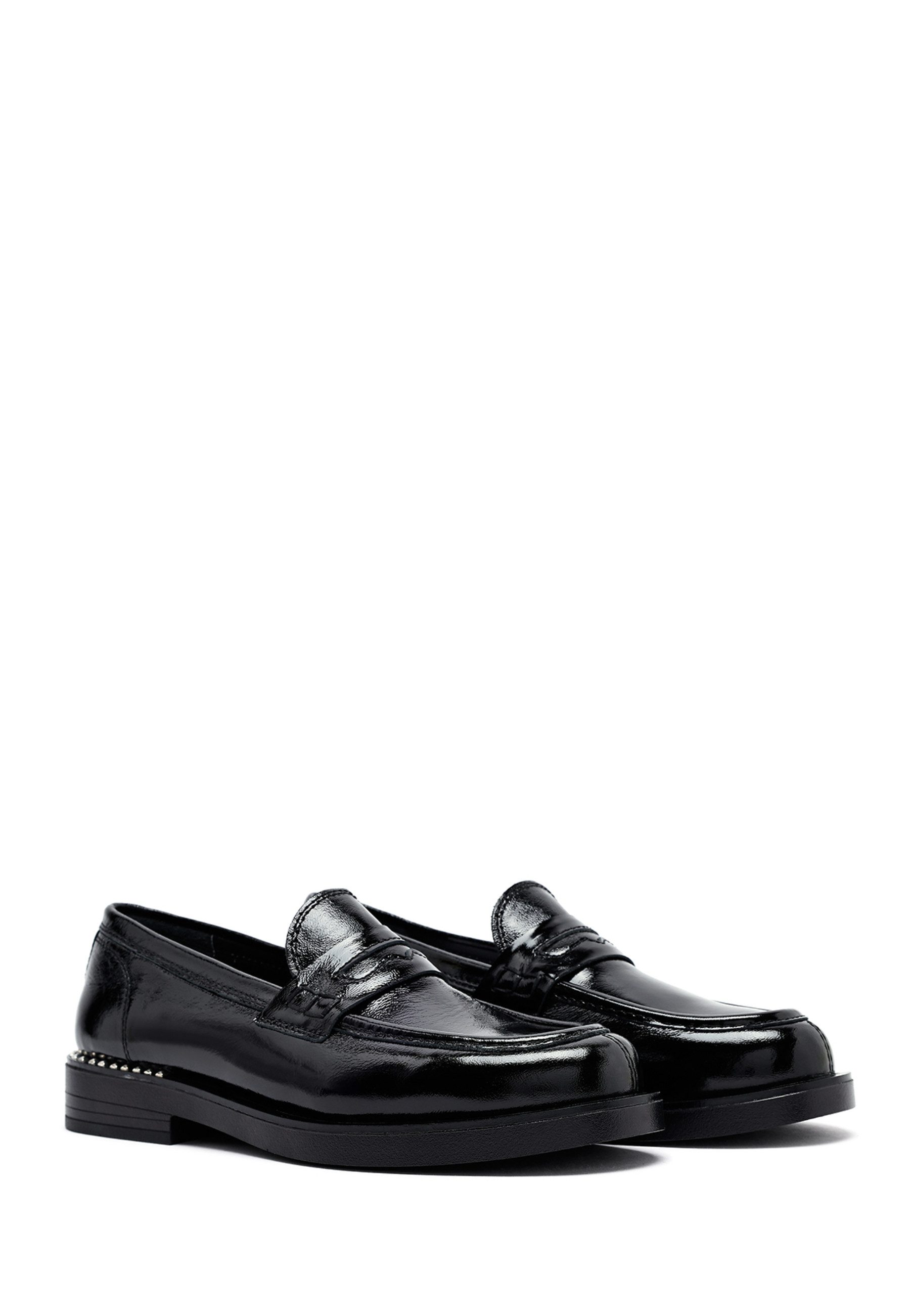 Derimod Maskuline Loafer aus Lackleder Loafer