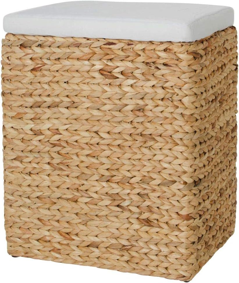 VIVANNO Hocker Wasserhyazinthe PALU Rechteckig - Natur Geflochten (1 St), 4 günstig online kaufen