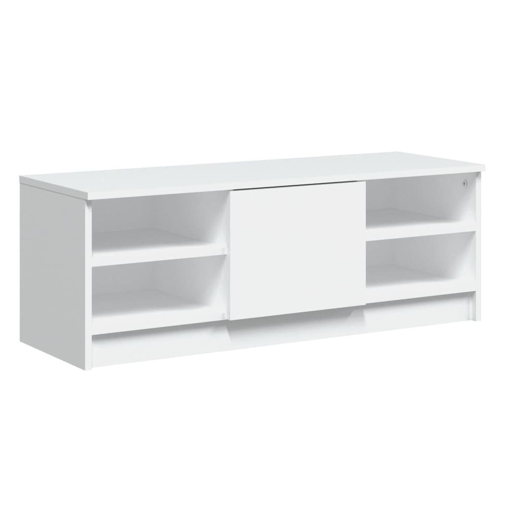 vidaXL TV-Schrank TV-Schrank Weiß 102x35x36,5 cm Spanplatte TV-Lowboard