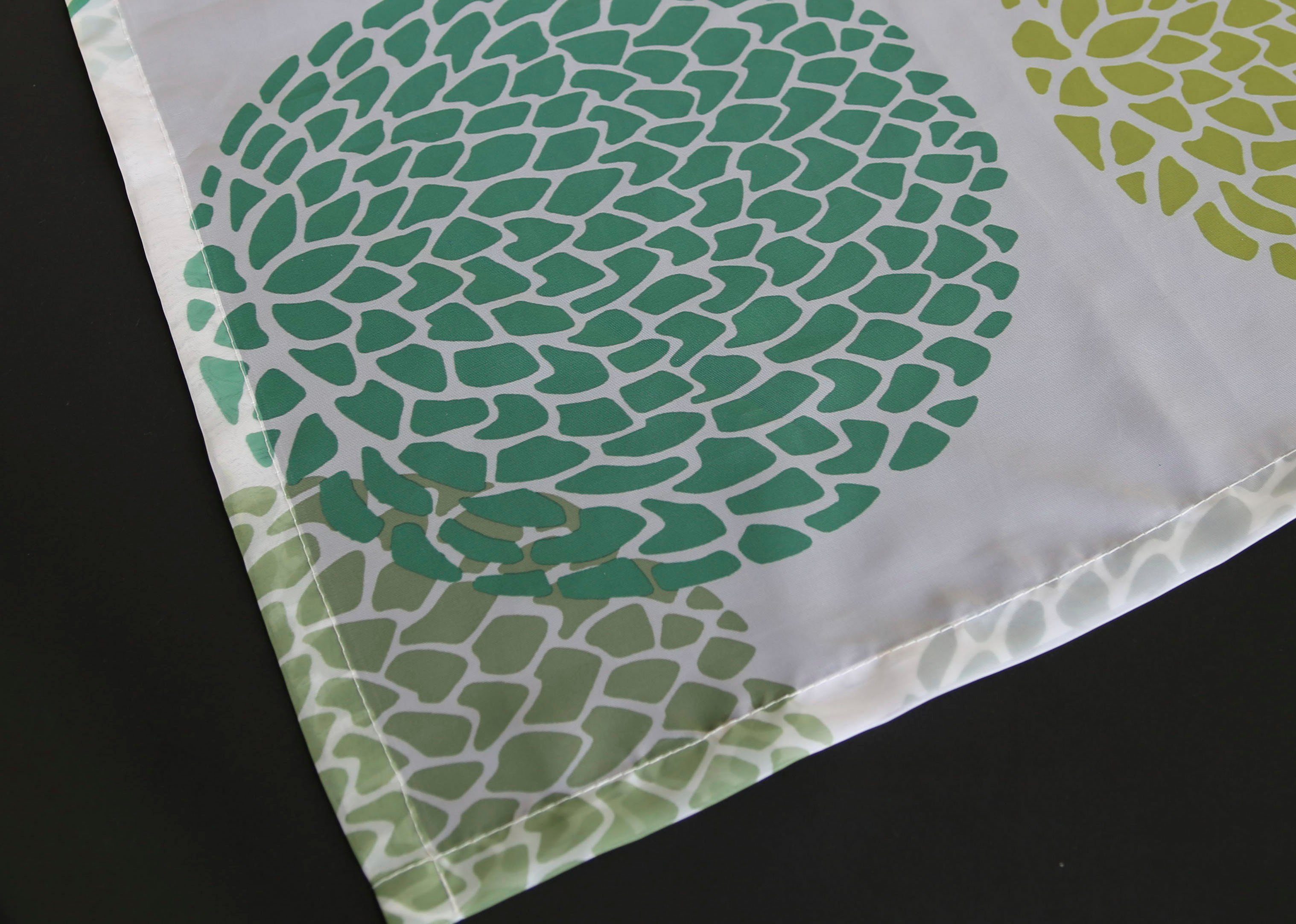 Kreise 1 Polyester, (1 grün Schal, BELEM, Ösen Voile, my home, transparent, Gardine St),