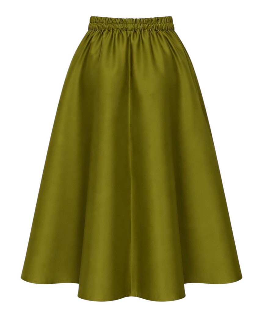 Mississhop A-Linien-Rock Damen Abendlicher Maxirock – eleganter Anlass Rock, formstabil, S/M