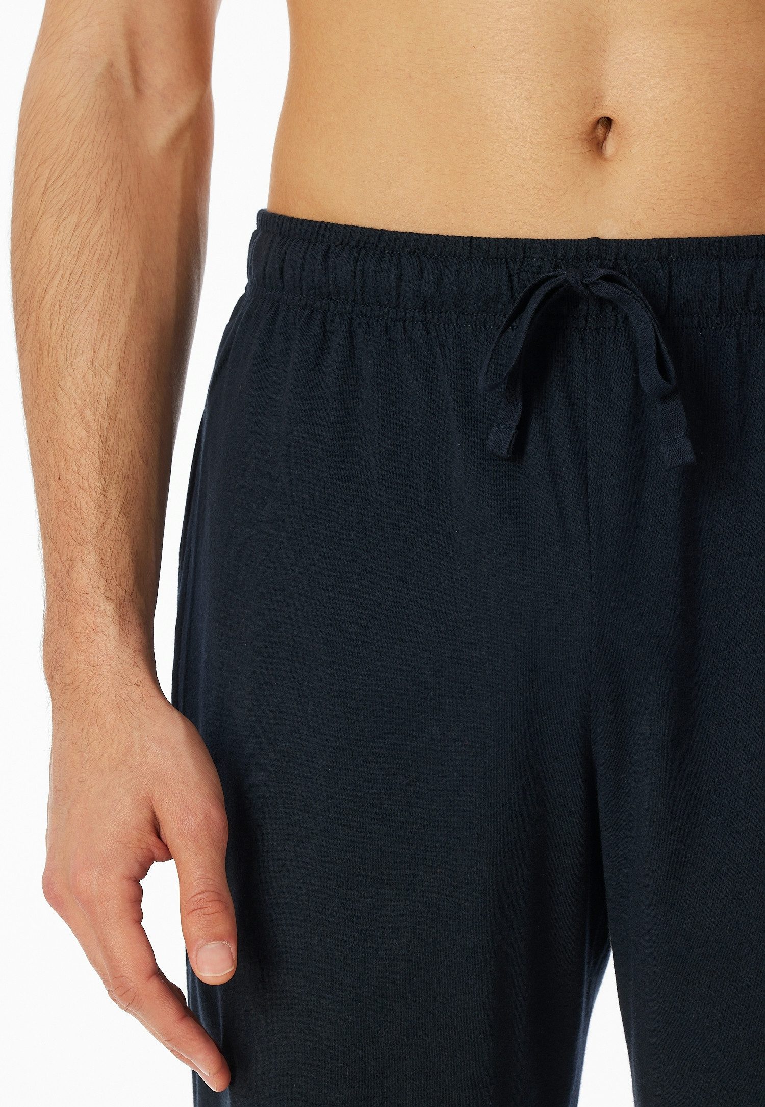 Schiesser Pyjamahose Mix + Relax mit seitlichen Taschen, Single-Jersey Qualität – Bild 5 von 5