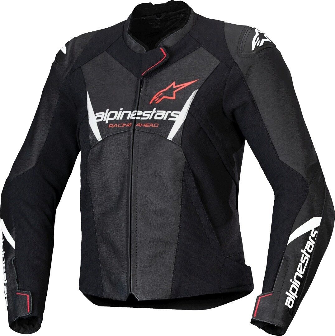 Alpinestars Motorradjacke Stella Faster V3 Damen Motorrad Lederjacke Wasserdicht protektoren reißverschluss